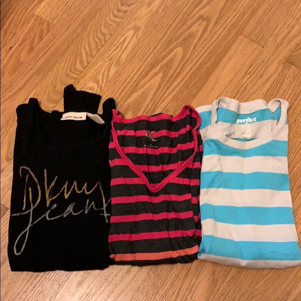 Long sleeve T-shirt bundle. All medium